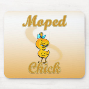 Moped Chick Mousepad