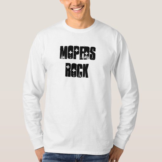Moped-Felsen T-Shirt (Vorderseite)