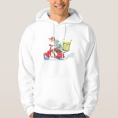 Moped Pizza Lieferung Hoodie (Vorderseite)