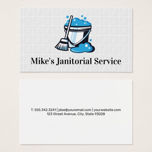 Mopp und Eimer aus Seifenwasser | Badezimmer Tiles (Vorne & Hinten)