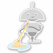 Mopping Mia Aufkleber (Vorderseite)