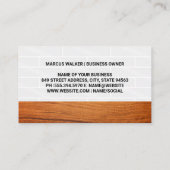 Moppingböden für Frauen | Janitor Visitenkarte (Rückseite)