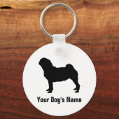 Mops グ schlüsselanhänger (Vorderseite)