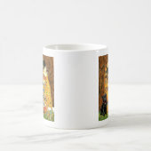 Mops 13 (schwarz) - Der Kuss Kaffeetasse (Mittel)