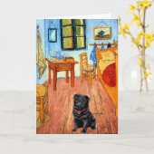 Mops 17 (schwarz) - Der Saal Karte (Gelbe Blume)