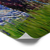 Mops 1 (fawn) - Starry Night Poster (Ecke)