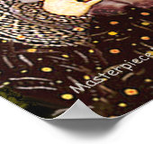 Mops 2 (fawn) - Königin Poster (Ecke)