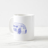 Mops 308 GTi 2018 Kaffeetasse (Vorderseite Links)