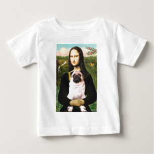 Mops 3 (fawn) - Mona Lisa Baby T-shirt