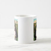 Mops 3 (fawn) - Mona Lisa Kaffeetasse (Mittel)