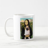 Mops 3 (fawn) - Mona Lisa Kaffeetasse (Links)