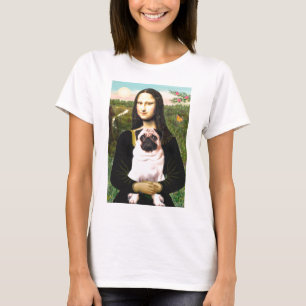 Mops 3 (Rehfell) - Mona Lisa T-Shirt