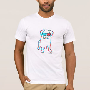 Mops 3D T-Shirt