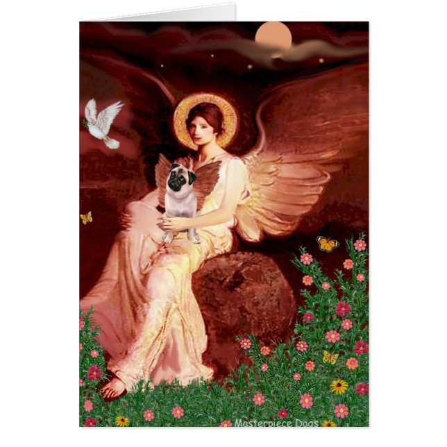 Mops 5 (fawn) - sitzender Engel (Vorne)