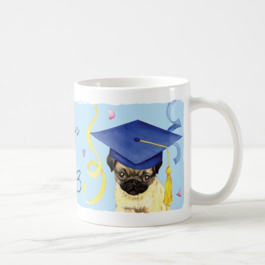 Mops-Absolvent Kaffeetasse (Rechts)