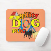 Mops_Agility Geschenke Mousepad (Mit Mouse)