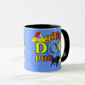 Mops_Agility Geschenke Tasse (VorderseiteRechts)