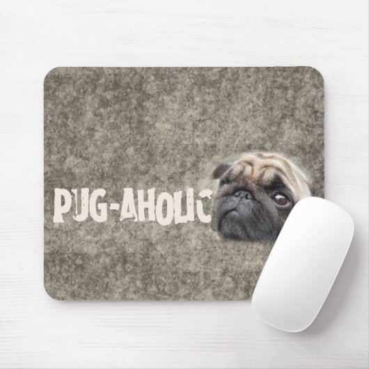 Mops-aholic Mousepad (Mit Mouse)