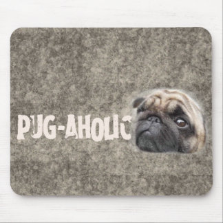 Mops-aholic Mousepad