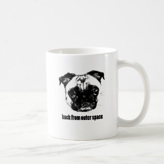 Mops-alien - hinter vom Weltraum Kaffeetasse