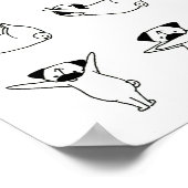 Mops Alphabet A-Z Poster (Ecke)