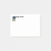 Mops-Anmerkungen Post-it Klebezettel (Vorderseite)