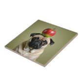 Mops Apple Fliese (Seite)