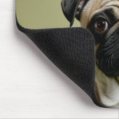 Mops Apple Mousepad (Ecke)