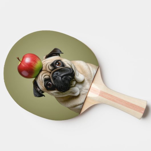 Mops Apple Tischtennis Schläger (Seitenansicht)