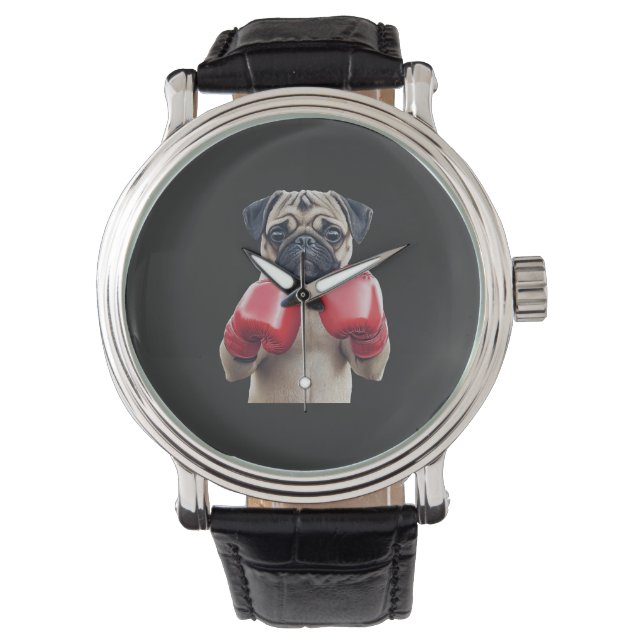 Mops    armbanduhr (Vorderseite)