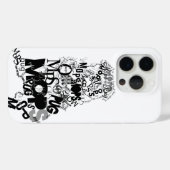 #Mops auf dem Fall der Nummer Phone Case-Mate iPhone Hülle (Rückseite (Horizontal))