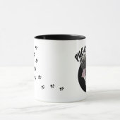 Mops auf einer Tasse (Zentrum)