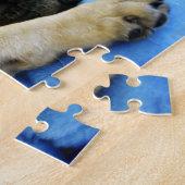 Mops auf Kissen Puzzle (Seite)