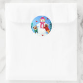 Mops Aufkleber Frostische Helfer (Tasche)