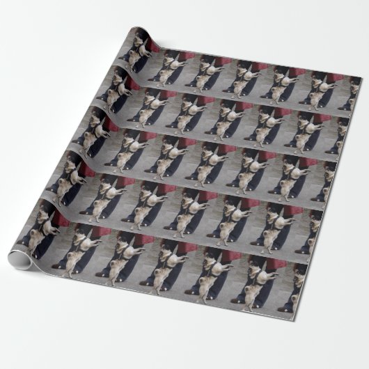 Mops aus der Kontrolle Geschenkpapier (Ungerollt)