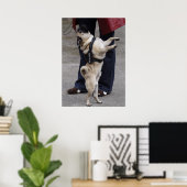 Mops aus der Kontrolle Poster (Heimbüro)
