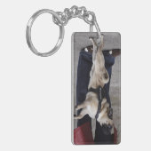 Mops aus der Kontrolle Schlüsselanhänger (Vorderseite links)