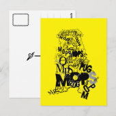 Mops aus Typ Postkarte (Vorne/Hinten)