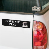 Mops Autoaufkleber (Auf Lkw)