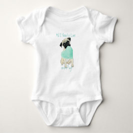 Mops-Baby-aller Bodysuit, den ich benötige, ist Baby Strampler