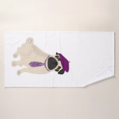 Mops Badehandtuch (Badehandtuch)