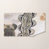 Mops Badhandtuch Set (Handtuch)