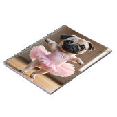 Mops Ballerina Notizblock (Linke Seite)