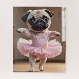 Mops Ballerina Puzzle