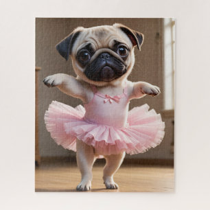 Mops Ballerina Puzzle