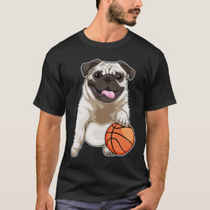 Mops Basketball-Spieler Basketball T-Shirt