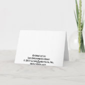 Mops-Beileids-Karte Karte (Rückseite)