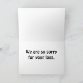 Mops-Beileids-Karte Karte (Innenseite)