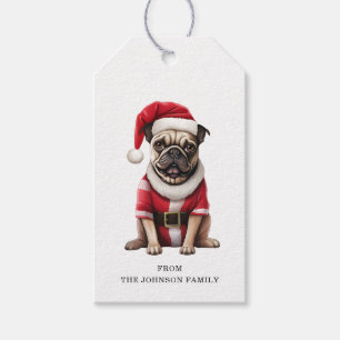 Mops benutzerdefinierte Gift-Tags Geschenkanhänger
