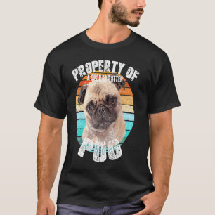 Mops-Besitzer Retro Vintage T-Shirt